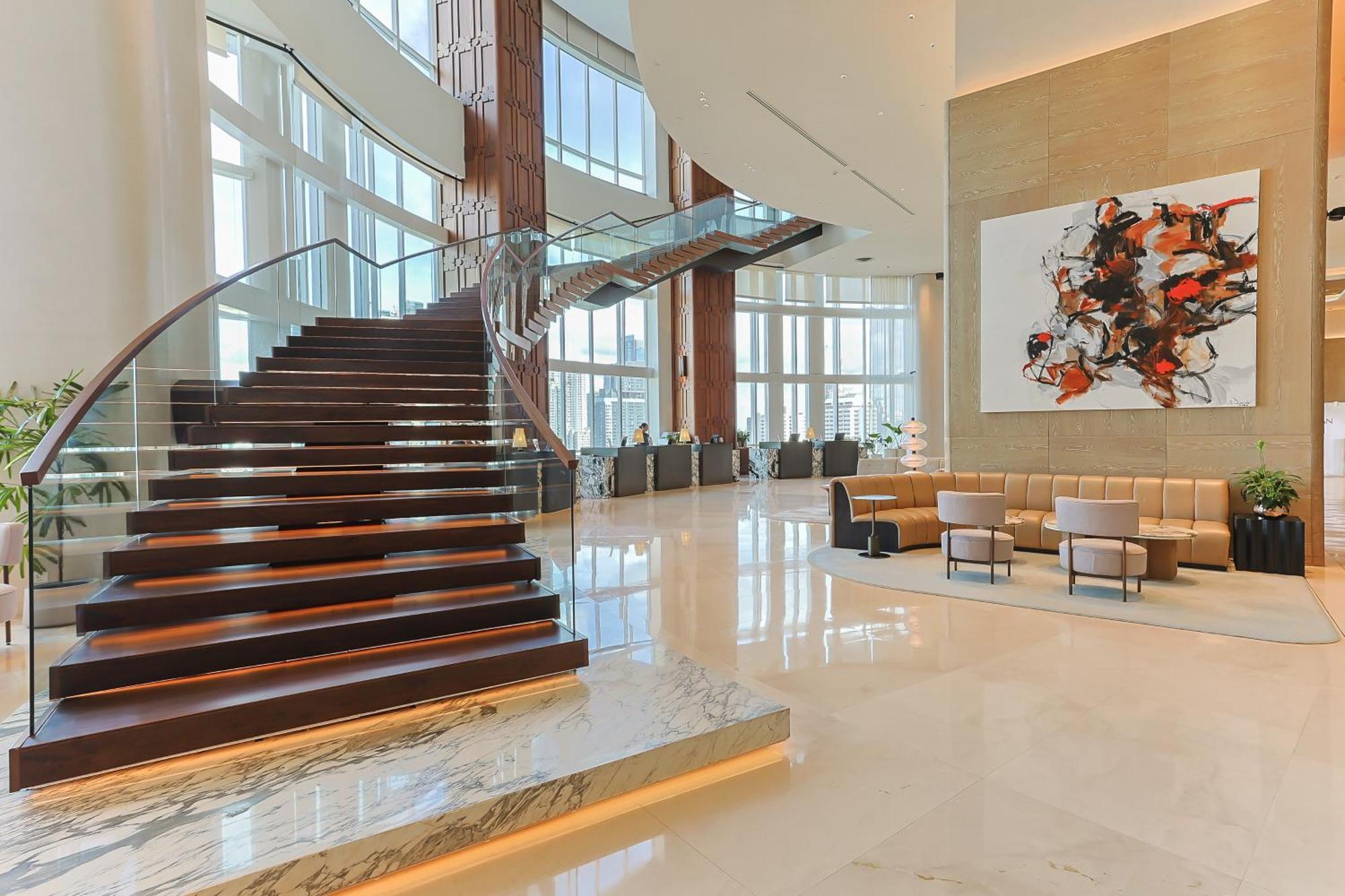 Centara Grand At Centralworld Bangkok Exterior photo Lobby
